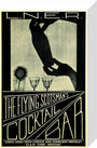 'The Flying Scotsman's Cocktail Bar', LNER poster, c 1930s. stretched canvas small none Art Print - Science Museum Shop