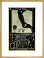 'The Flying Scotsman's Cocktail Bar', LNER poster, c 1930s. art print large gold Art Print - Science Museum Shop