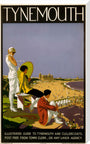 'Tynemouth', LNER poster, 1926. stretched canvas extra large none Art Print - Science Museum Shop
