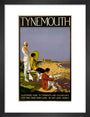 'Tynemouth', LNER poster, 1926. art print small black Art Print - Science Museum Shop