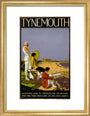 'Tynemouth', LNER poster, 1926. art print small gold Art Print - Science Museum Shop