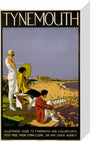 'Tynemouth', LNER poster, 1926. stretched canvas small none Art Print - Science Museum Shop