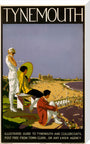 'Tynemouth', LNER poster, 1926. stretched canvas large none Art Print - Science Museum Shop