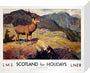 'Scotland for Holidays', LMS/LNER poster, 1923-1947. stretched canvas small none Art Print - Science Museum Shop