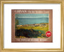 'Girvan, the popular seaside resort', LMS poster, c 1950s. art print extra small gold Art Print - Science Museum Shop
