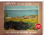 'Girvan, the popular seaside resort', LMS poster, c 1950s. stretched canvas large none Art Print - Science Museum Shop