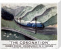 'The Coronation', LNER poster, 1937. stretched canvas medium none Art Print - Science Museum Shop