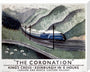'The Coronation', LNER poster, 1937. stretched canvas large none Art Print - Science Museum Shop