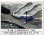 'The Coronation', LNER poster, 1937. stretched canvas extra large none Art Print - Science Museum Shop