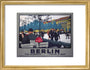 'Berlin via Harwich twice a day', LNER poster, 1925. art print small gold Art Print - Science Museum Shop