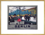'Berlin via Harwich twice a day', LNER poster, 1925. art print extra large gold Art Print - Science Museum Shop