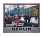 'Berlin via Harwich twice a day', LNER poster, 1925. unstretched canvas large none Art Print - Science Museum Shop