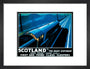 'Scotland by the Night Scotsman', LNER poster, 1932. art print small black Art Print - Science Museum Shop