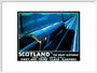 'Scotland by the Night Scotsman', LNER poster, 1932. art print large white Art Print - Science Museum Shop