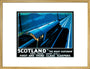 'Scotland by the Night Scotsman', LNER poster, 1932. art print large gold Art Print - Science Museum Shop