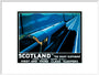 'Scotland by the Night Scotsman', LNER poster, 1932. art print extra large white Art Print - Science Museum Shop