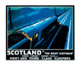 'Scotland by the Night Scotsman', LNER poster, 1932. unstretched canvas extra large none Art Print - Science Museum Shop