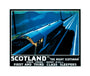 'Scotland by the Night Scotsman', LNER poster, 1932. unstretched canvas medium none Art Print - Science Museum Shop