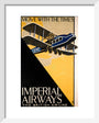 Imperial Airways travel poster, 1926. art print extra small white Art Print - Science Museum Shop