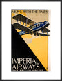 Imperial Airways travel poster, 1926. art print large black Art Print - Science Museum Shop