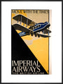 Imperial Airways travel poster, 1926. art print extra large black Art Print - Science Museum Shop