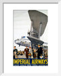 Imperial Airways poster, 1936. art print extra small white Art Print - Science Museum Shop