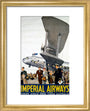 Imperial Airways poster, 1936. art print extra small gold Art Print - Science Museum Shop