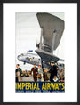 Imperial Airways poster, 1936. art print medium black Art Print - Science Museum Shop
