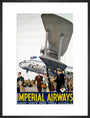 Imperial Airways poster, 1936. art print large black Art Print - Science Museum Shop