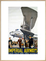 Imperial Airways poster, 1936. art print extra large natural Art Print - Science Museum Shop