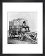 Photographic van, 1855. art print extra small black Art Print - Science Museum Shop