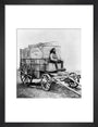 Photographic van, 1855. art print small black Art Print - Science Museum Shop