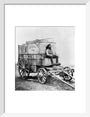 Photographic van, 1855. art print small white Art Print - Science Museum Shop