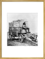 Photographic van, 1855. art print large gold Art Print - Science Museum Shop
