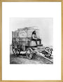 Photographic van, 1855. art print extra large gold Art Print - Science Museum Shop