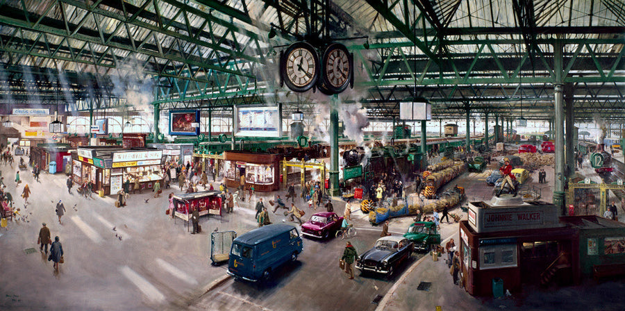 Waterloo Station, London, 1967. Art Print - Science Museum Shop