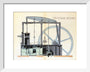 'The Steam Engine', Reynolds' Pictorial Atlas, 19th century. art print extra small white Art Print - Science Museum Shop