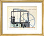 'The Steam Engine', Reynolds' Pictorial Atlas, 19th century. art print extra small gold Art Print - Science Museum Shop