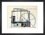'The Steam Engine', Reynolds' Pictorial Atlas, 19th century. art print small black Art Print - Science Museum Shop