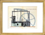 'The Steam Engine', Reynolds' Pictorial Atlas, 19th century. art print small gold Art Print - Science Museum Shop