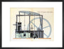 'The Steam Engine', Reynolds' Pictorial Atlas, 19th century. art print medium black Art Print - Science Museum Shop