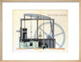 'The Steam Engine', Reynolds' Pictorial Atlas, 19th century. art print medium natural Art Print - Science Museum Shop