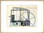 'The Steam Engine', Reynolds' Pictorial Atlas, 19th century. art print large natural Art Print - Science Museum Shop