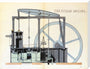 'The Steam Engine', Reynolds' Pictorial Atlas, 19th century. stretched canvas extra large none Art Print - Science Museum Shop