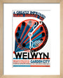 'Welwyn Garden City', railway poster, c 1930s. art print extra small natural Art Print - Science Museum Shop