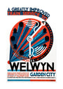 'Welwyn Garden City', railway poster, c 1930s. unstretched canvas large none Art Print - Science Museum Shop