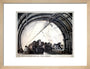 'Post Office Underground Mail Train: London', GPO poster, c 1950s. art print small natural Art Print - Science Museum Shop