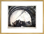 'Post Office Underground Mail Train: London', GPO poster, c 1950s. art print large gold Art Print - Science Museum Shop