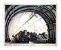 'Post Office Underground Mail Train: London', GPO poster, c 1950s. unstretched canvas extra large none Art Print - Science Museum Shop