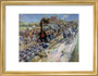 'The Opening of the Stockton & Darlington Railway', 1825. art print small gold Art Print - Science Museum Shop